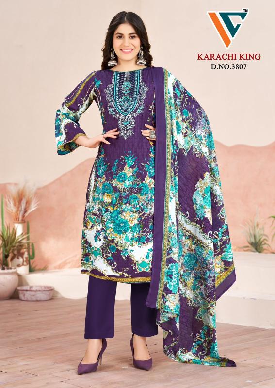 Vandana karachi king vol-38 cotton dress material at wholesale rate